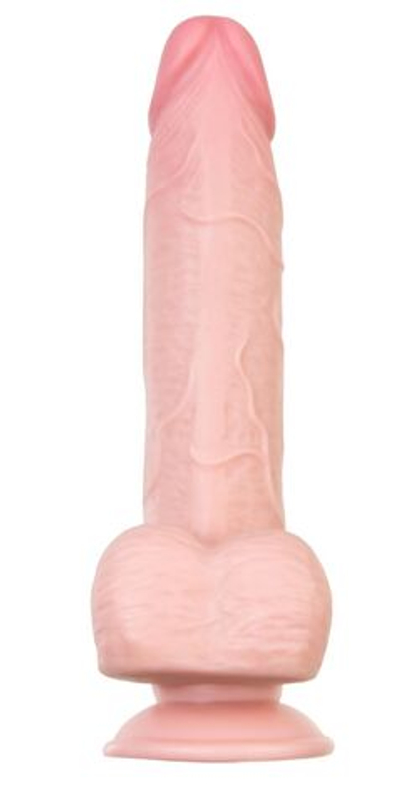 Телесный реалистичный фаллоимитатор my dear - 22,5 см.