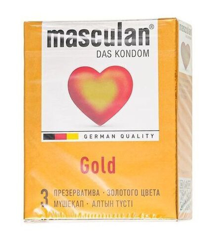 Презервативы Masculan Gold с ароматом