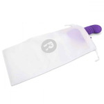 Фиолетовый массажер для g-точки slim shaft thrusting g-spot rabbit - 23 см.