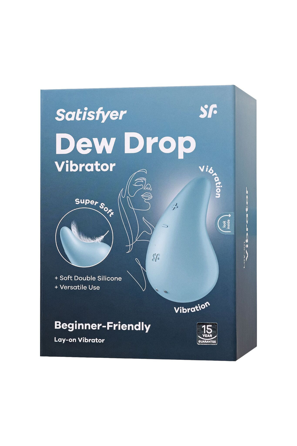 Вибромассажер в форме капли dew drop