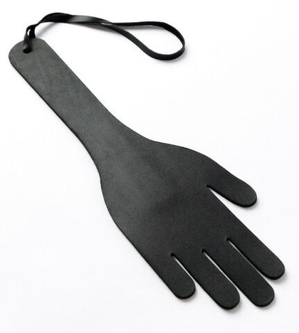 Черный гибкий падлл  рука  с петелькой