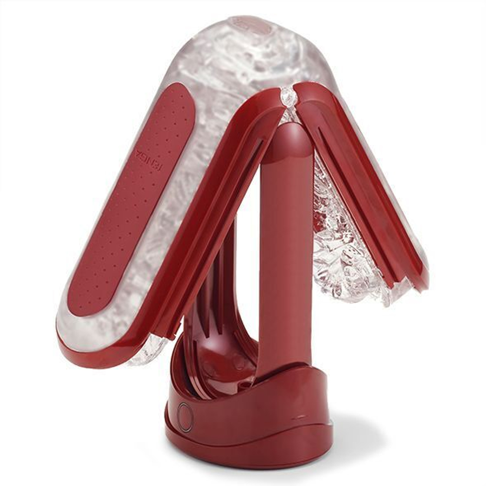 Красный мастурбатор flip zero red & warmer с подогревом