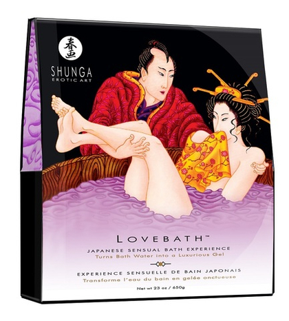 Соль для ванны lovebath, превращающая воду в гель - 650 гр.