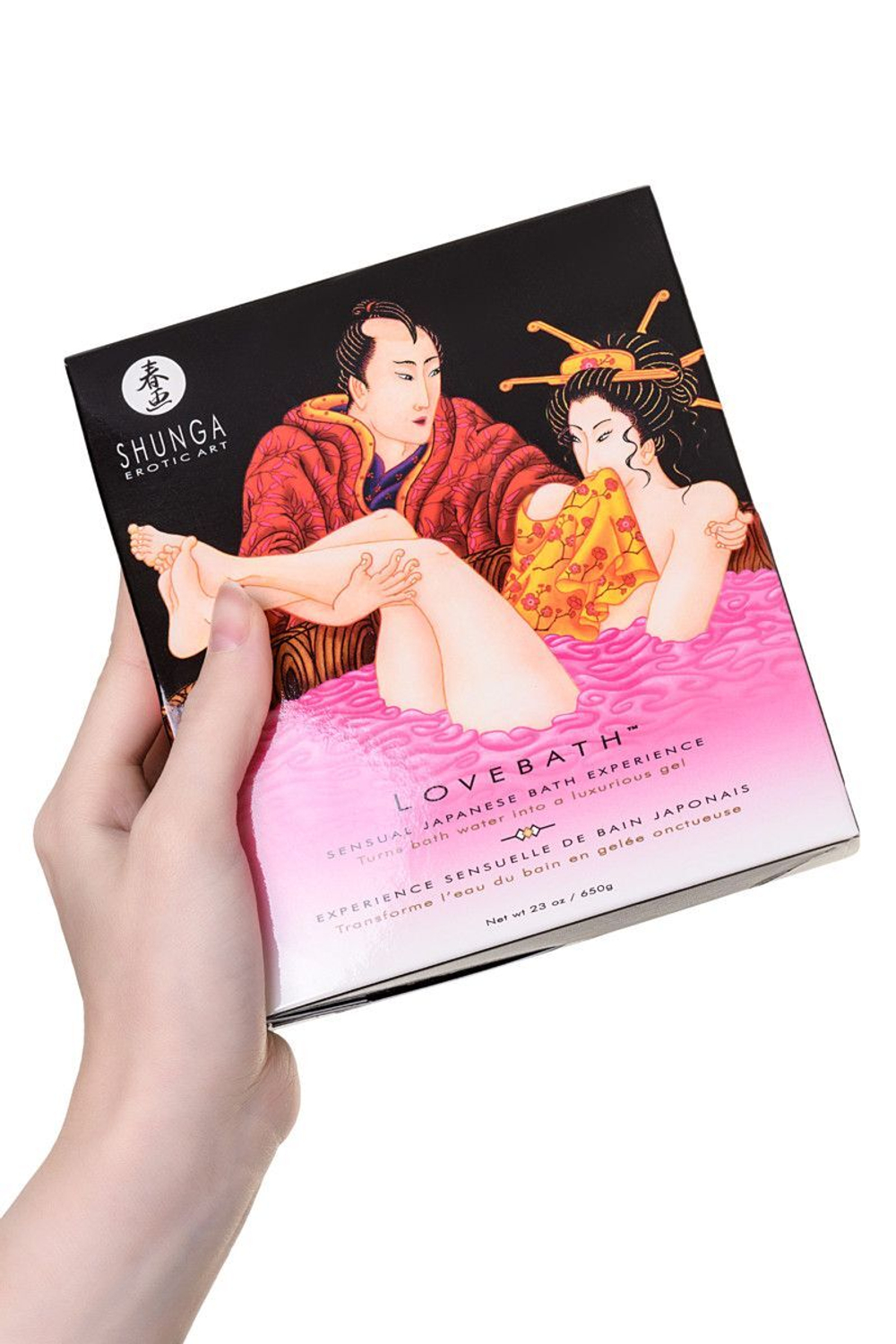 Соль для ванны lovebath, превращающая воду в гель - 650 гр.