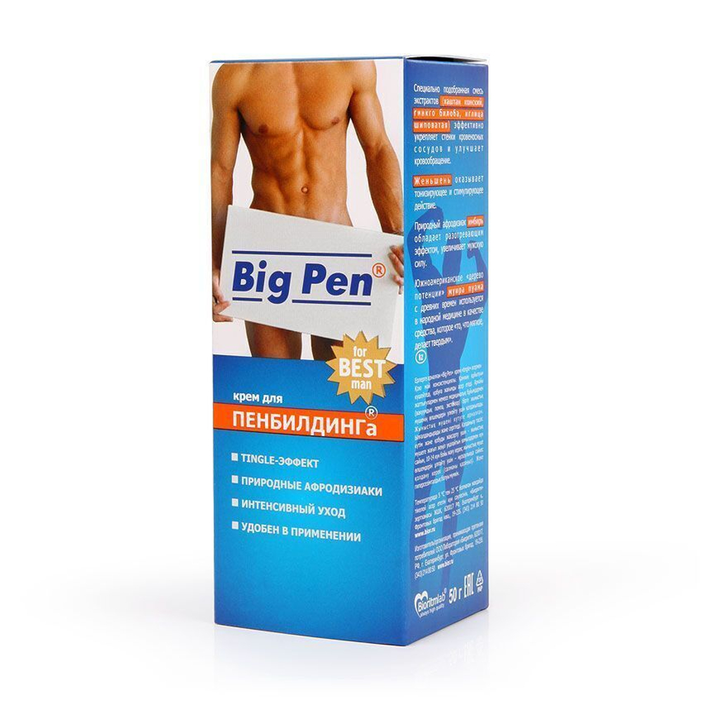 Крем Big Pen для увеличения полового члена
