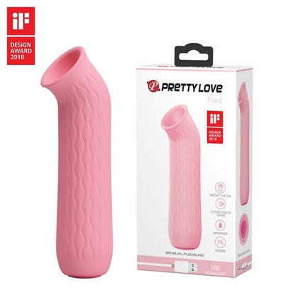 Нежно-розовый вакуумный стимулятор клитора ford