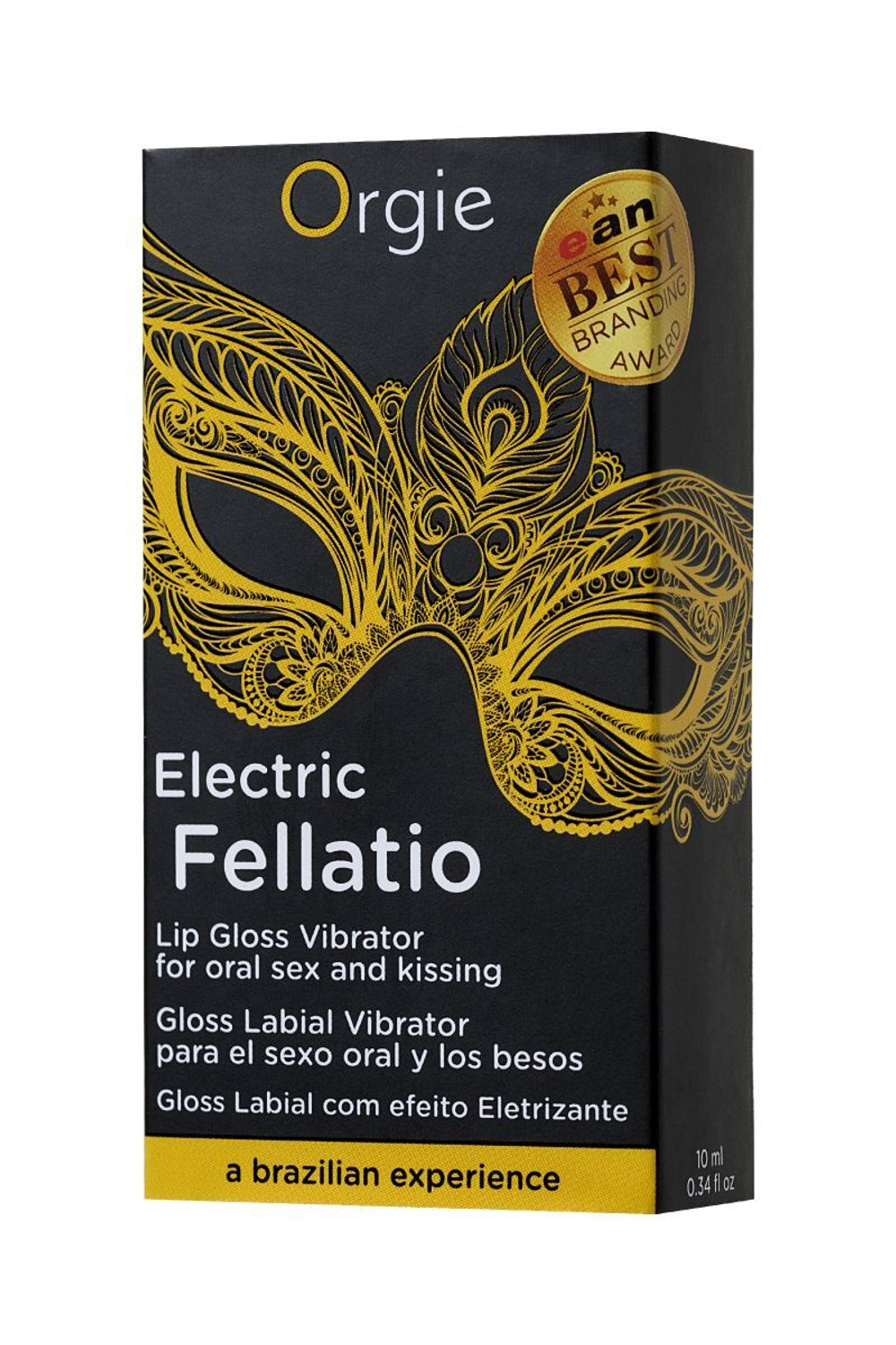Блеск для губ с виброэффектом orgie sexy vibe electric fellatio - 10 мл.