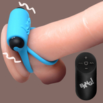 Эрекционное виброкольцо 28x remote control vibrating cock ring & bullet