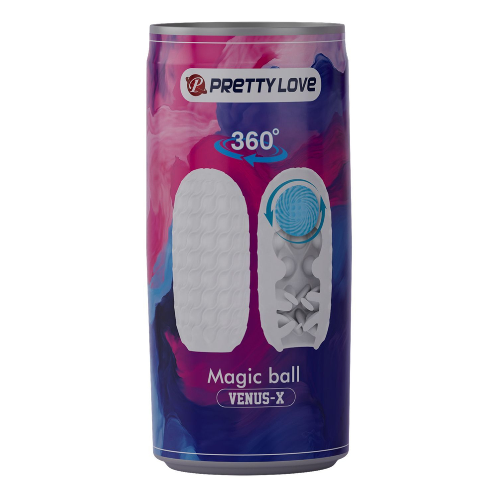 Волшебный мастурбатор с шариком PleasureCore Magic Ball