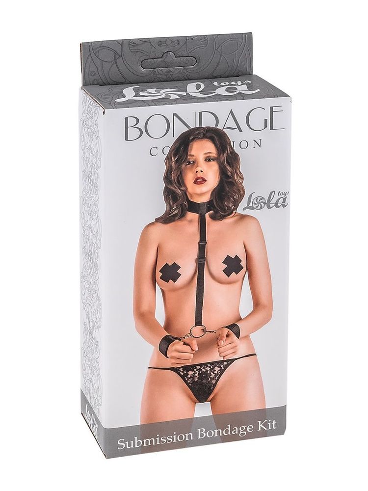 Бондажный набор из сатиновых лент bordeaux 5 piece satin bondage set