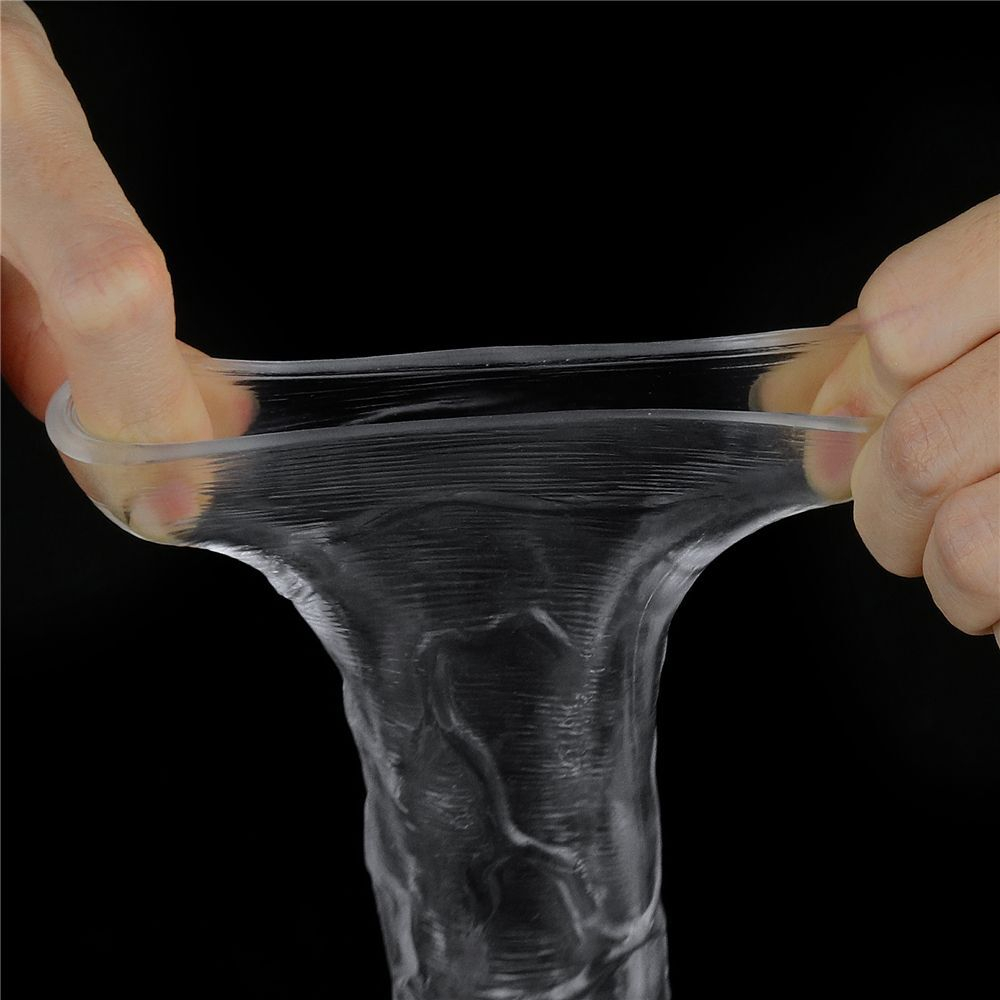 Прозрачная насадка-удлинитель flawless clear penis sleeve add 2 - 19 см.
