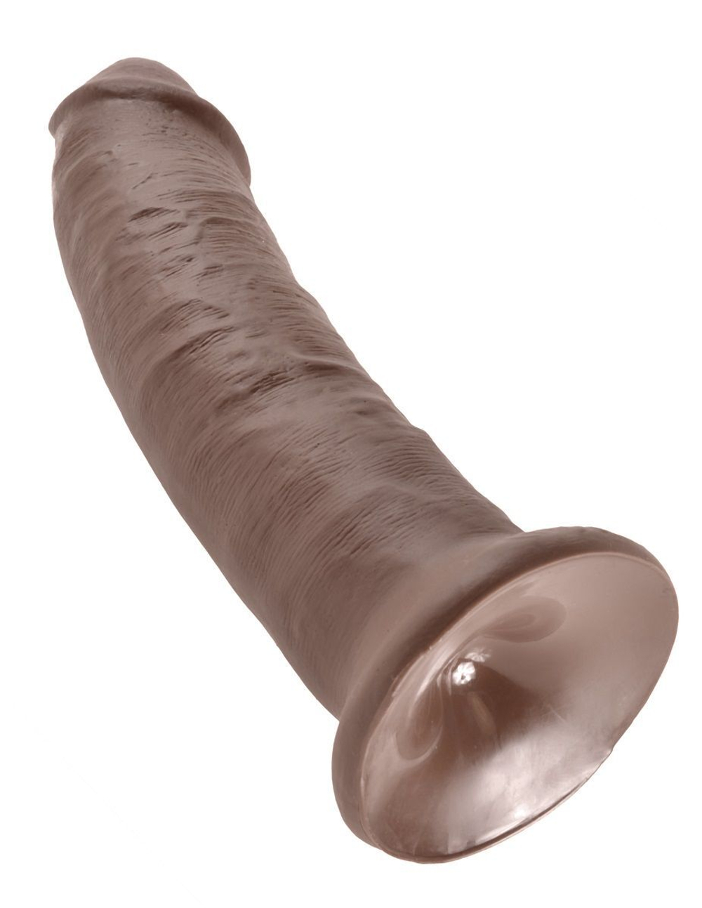 Коричневый фаллоимитатор 9  cock - 22,9 см.