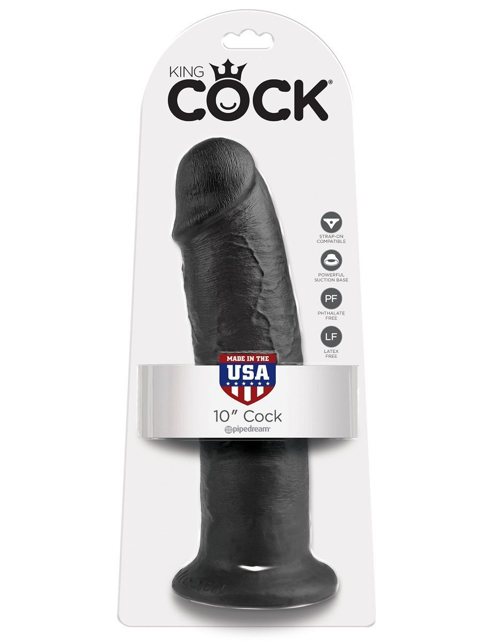 Фаллос-гигант 10  cock - 25,4 см.