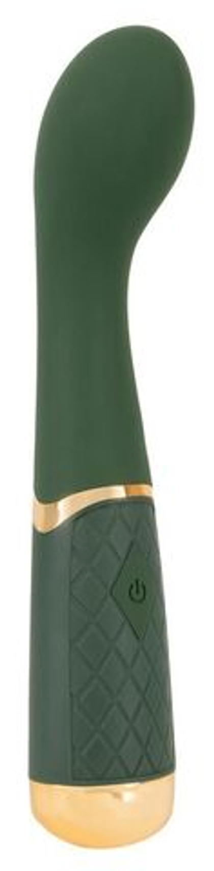 Зеленый стимулятор точки G Luxurious G-Spot Massager - 19,5 см.