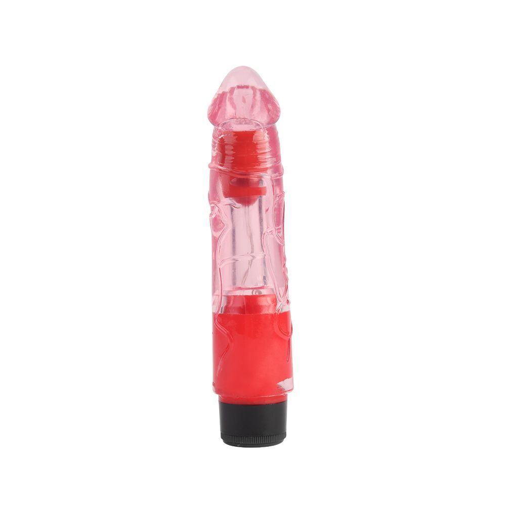 Розовый вибратор 8.1 inch realistic vibe - 20 см.