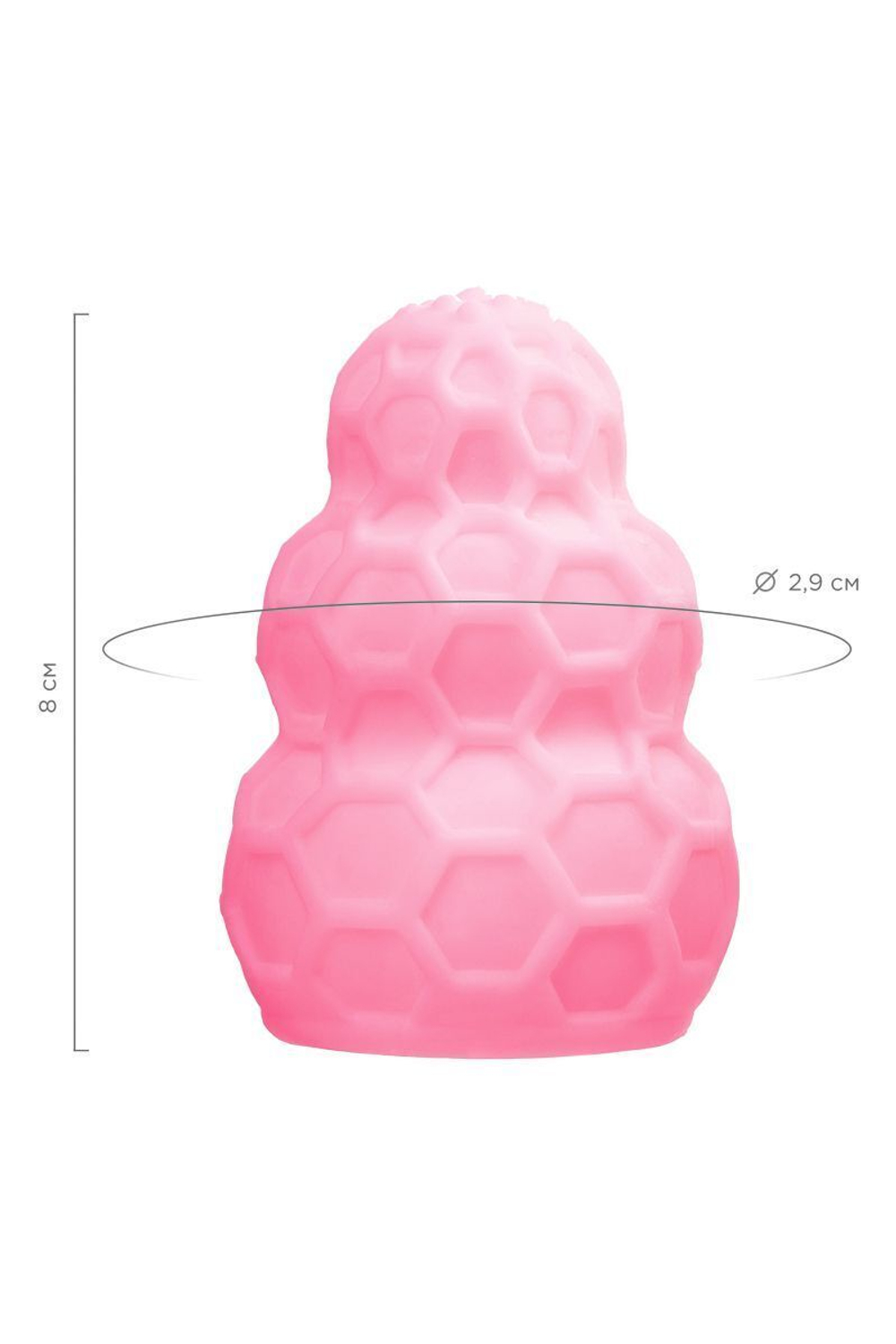 Рельефное наслаждение для мужчин Pink Pleasure Egg Flaff