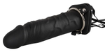 Полый страпон с эффектом увеличения inflatable strap-on - 18,5 см.