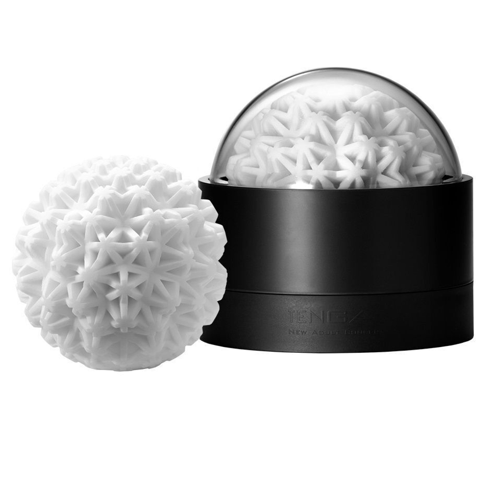 Белый мастурбатор tenga geo coral