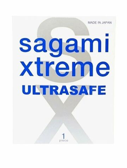Презерватив Sagami Xtreme Ultrasafe с двойным количеством смазки
