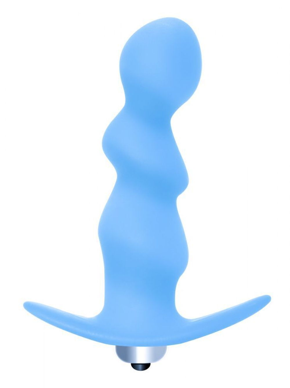 Фигурная анальная вибропробка Spiral Anal Plug - 12 см.