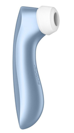 Голубой вакуум-волновой стимулятор клитора satisfyer pro 2
