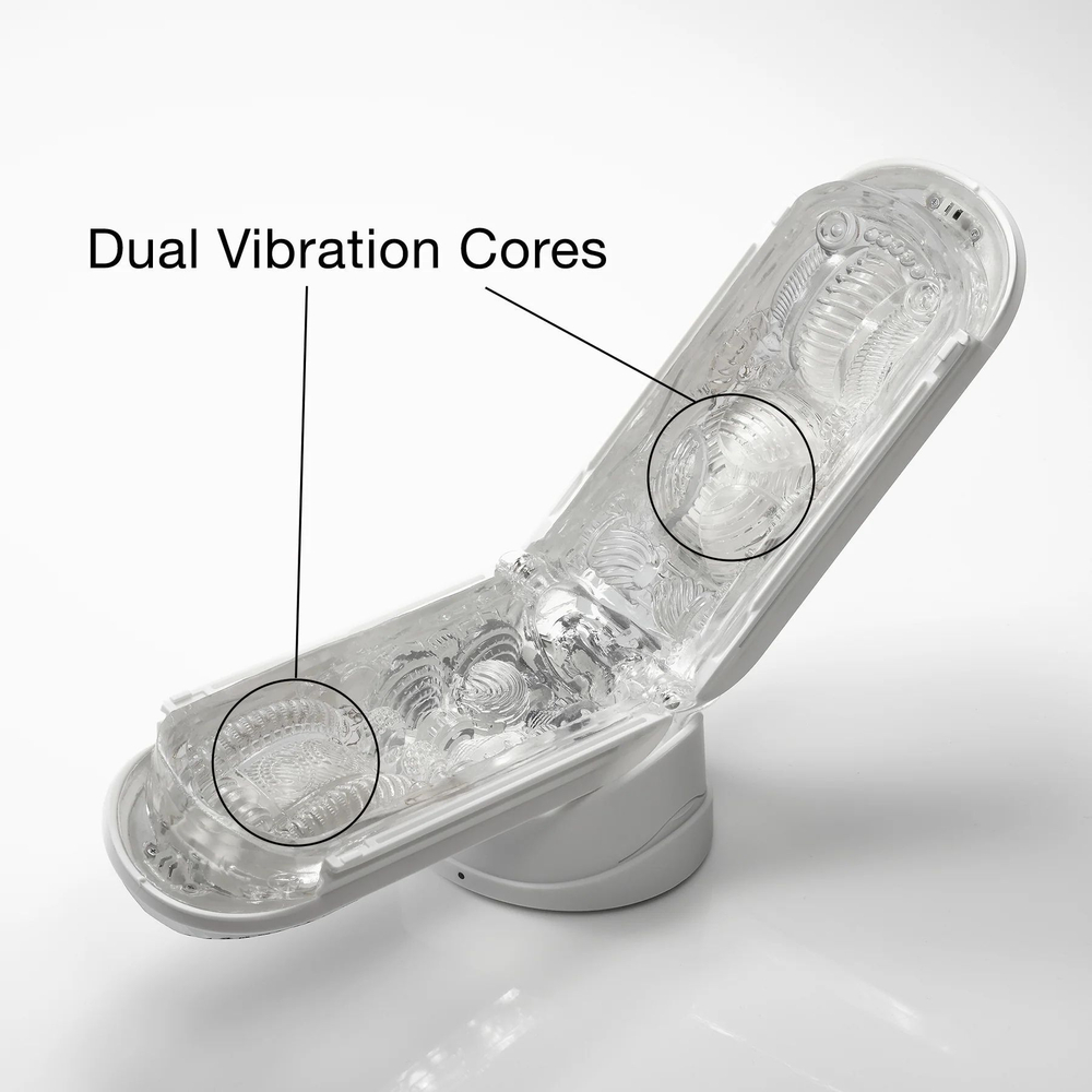 Белый мастурбатор tenga flip zero gravity с вибрацией