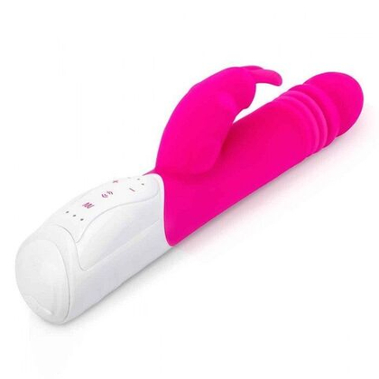 Пульсирующий вибромассажер G-Spot Thrusting Rabbit - 24 см.