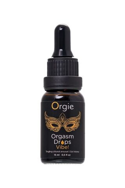 Возбуждающий гель для клитора Orgie Orgasm Drops Vibe - 15 мл.