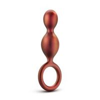 Анальная виброёлочка triplet anal beads - 14 см.