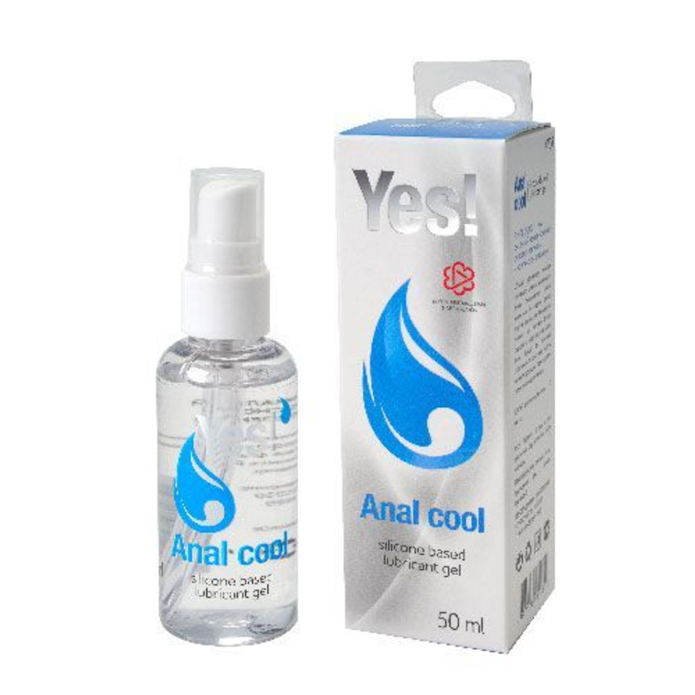 Охлаждающая силиконовая гель-смазка Yes Anal Cool - 50 мл.