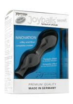 Вагинальные шарики на чёрной сцепке joyballs secret