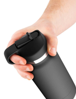 Серый мастурбатор в виде бутылки f*ck flask