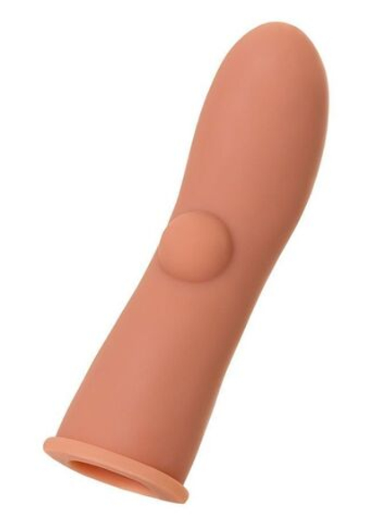 Насадка на фаллос с имитацией пирсинга extreme sleeve 001 s-size - 12,7 см.