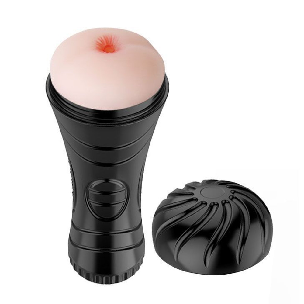 Реалистичный мастурбатор с вибрацией для удовольствия Pink Butt-X7