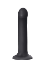 Черный фаллос на присоске silicone bendable dildo