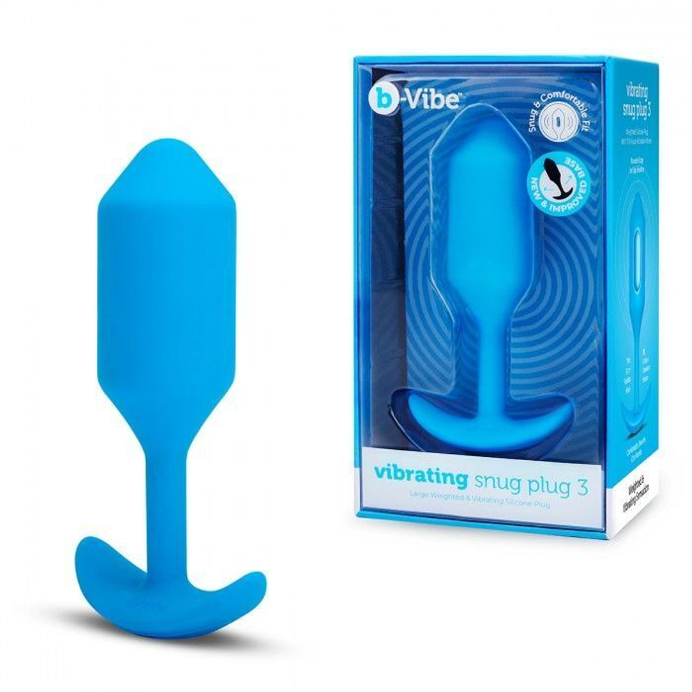 Вибропробка для ношения B-vibe Snug Plug