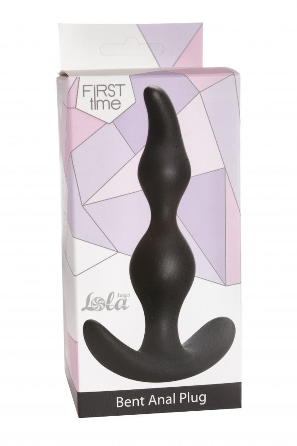 Анальная пробка Bent Anal Plug Black - 13 см.