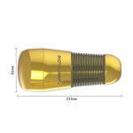 Реалистичный ротик в элегантной колбе Gold-Lip