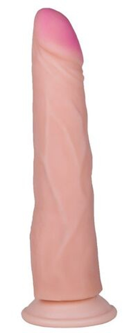 Расширяющийся книзу фаллоимитатор на присоске ART-Style №18 - 22 см.