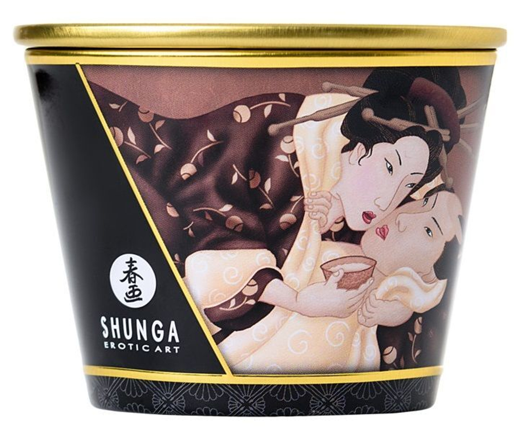Массажная свеча shunga с ароматом