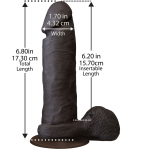 Реалистичный фаллоимитатор the realistic cock ultraskyn 6”