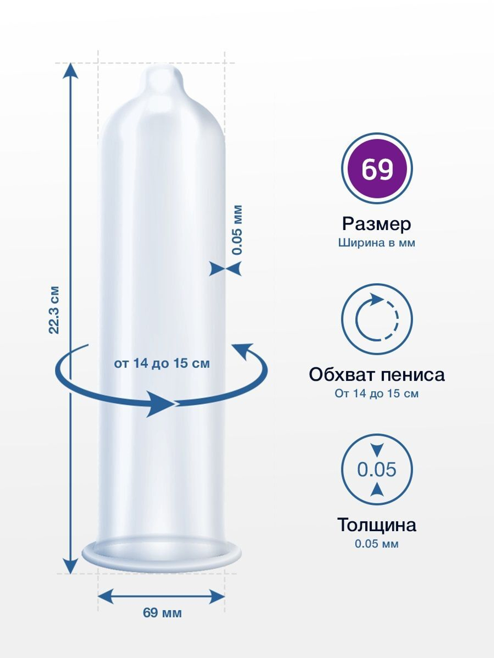 Презервативы my.size размер 69