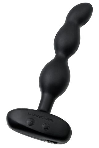 Чёрная двусторонняя вибровтулка  menzstuff thriller ass dual head