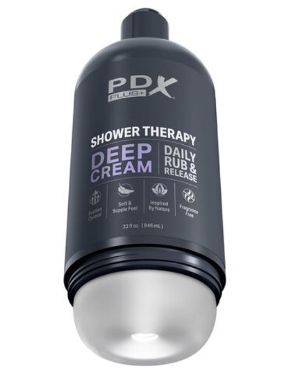Мастурбатор в бутылке Shower Therapy Deep Cream
