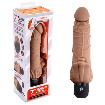 Вибратор-реалистик с клиторальными лепестками 7  realistic vibrator - 21,5 см.