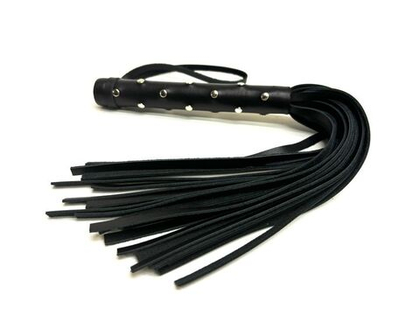 Кожаная плеть «звездное небо» - 43 см.