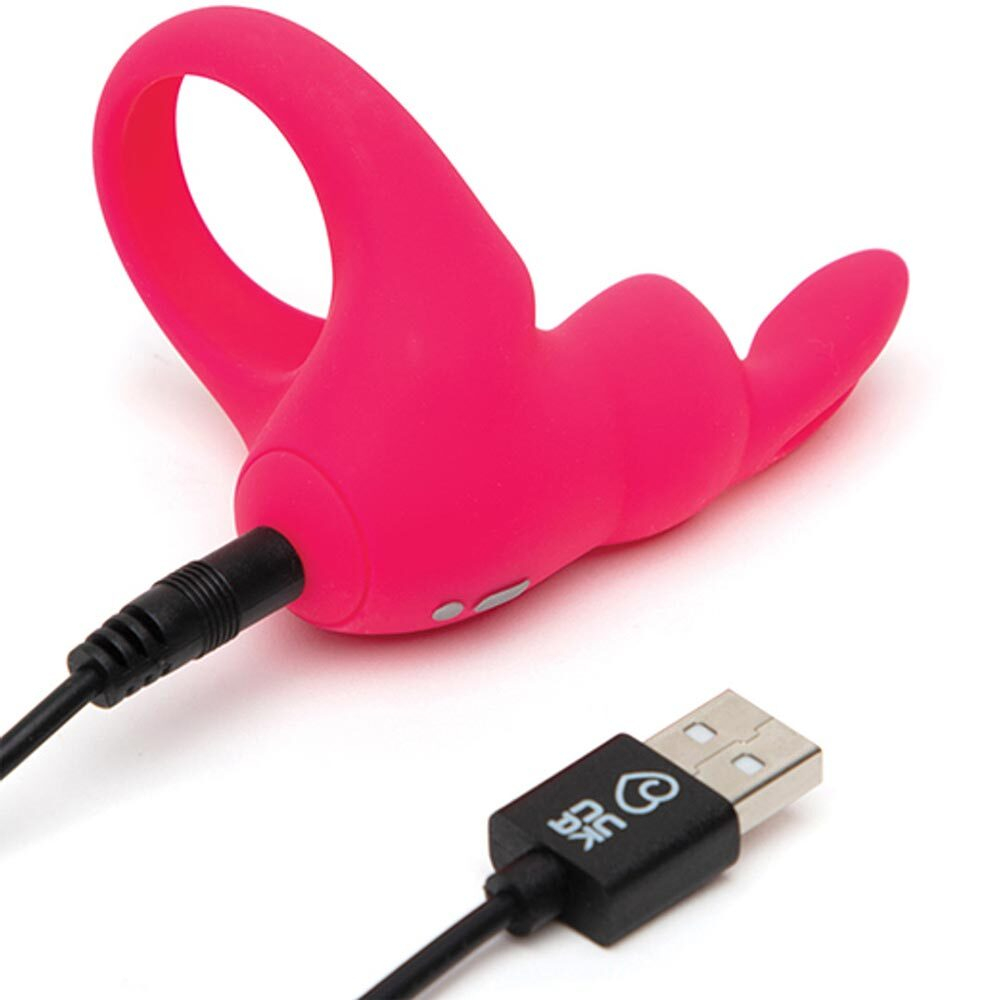 Эрекционное виброкольцо happy rabbit rechargeable rabbit cock ring