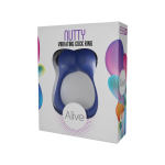 Синее эрекционное виброкольцо nutty