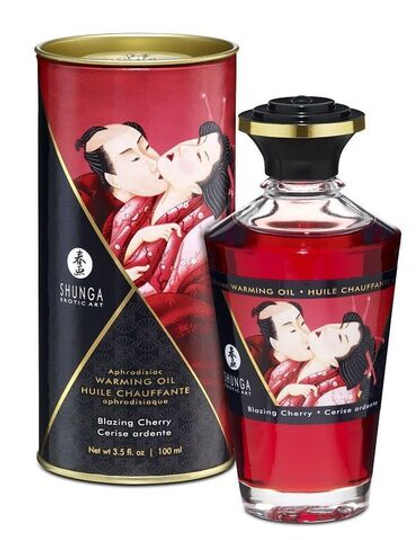 Массажное интимное масло shunga с ароматом - 100 мл.
