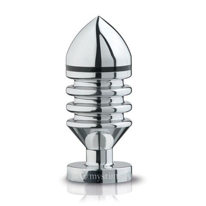 Металлическая анальная пробка hector helix buttplug